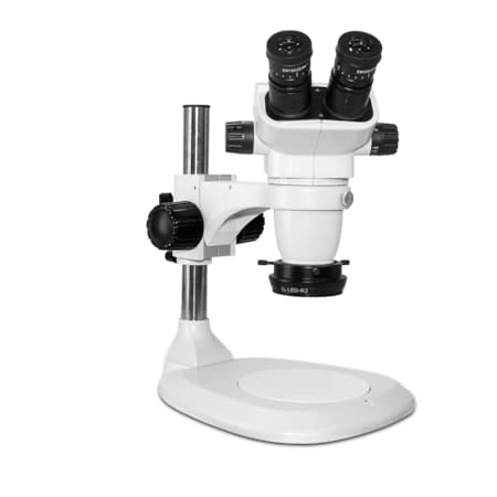 Scienscope SSZ Stereo Zoom Binocular With LED Light With Polarizer On Lab Stand SZ-PK1-R3